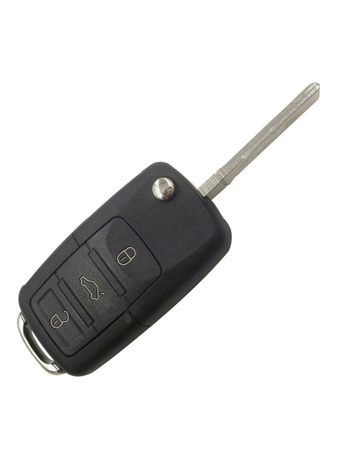 Generic - 434MHz 3 Buttons Car Vehicle Uncut Remote Key Case Fob with ID48 Chip for black 20*10*20cm - Image 1