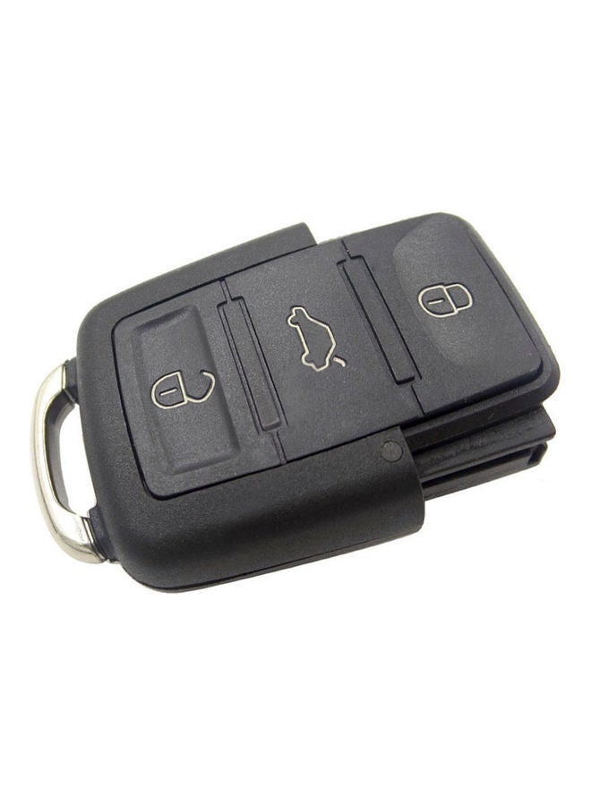 Generic - 434MHz 3 Buttons Car Vehicle Uncut Remote Key Case Fob with ID48 Chip for black 20*10*20cm - Image 1