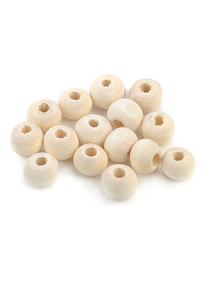 100Pcs 6/8/10/12/14mm Wooden Loose Beads for DIY Jewelry Earring Bracelet Craft brown 20*10*20cm  - Image 4