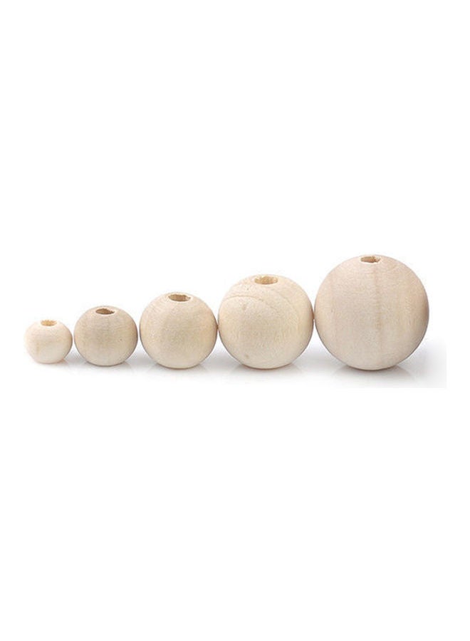 100Pcs 6/8/10/12/14mm Wooden Loose Beads for DIY Jewelry Earring Bracelet Craft brown 20*10*20cm  - Image 5