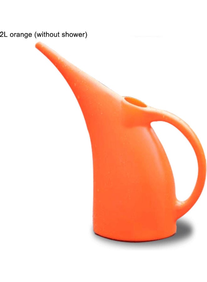 Large Capacity Long Spout Garden Flower Plants Watering Can Pot Container Holder Orange 20*10*20cm - Image 1