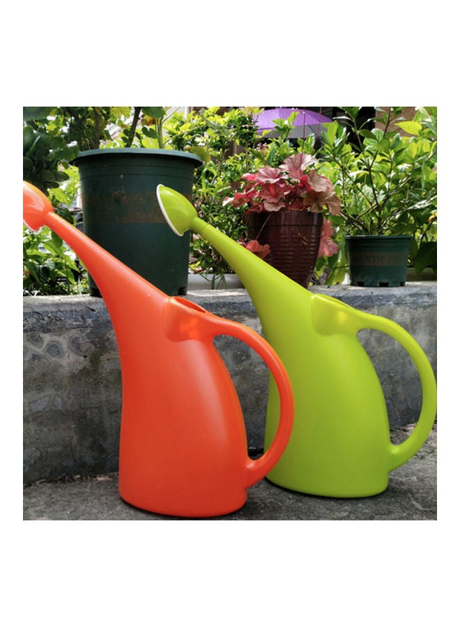 Large Capacity Long Spout Garden Flower Plants Watering Can Pot Container Holder Orange 20*10*20cm - Image 2