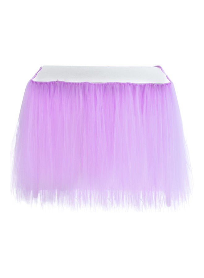 Romantic Wedding Party Birthday Supply Dessert Station Gauze Decoration Table Skirts Light Purple 37*37*37cm - v1604762681/N41908022A_1