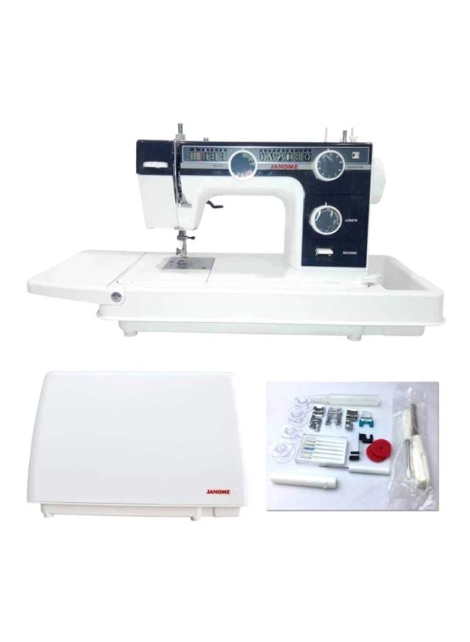 Janome 23-Stitches Sewing Machine 393PD White/Black  - Image 2
