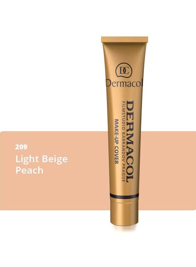 Dermacol Make-Up Cover Liquid Foundation 209 Light Beige Peach - Image 2