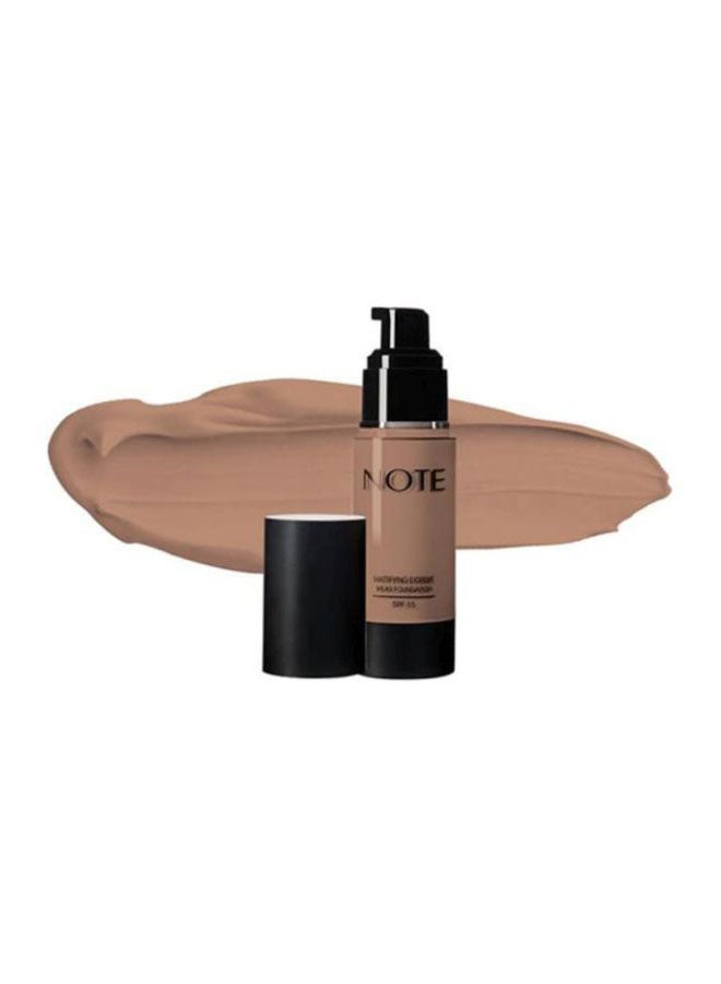 نوت كريم أساس مطفأ اللمعة بتغطية فائقة وبعامل حماية من الشمس SPF15 08 مشمس - Image 3