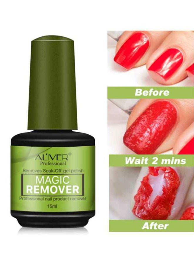 ALIVER - 2-Piece Nail Polish Remover Set Clear - Image 1