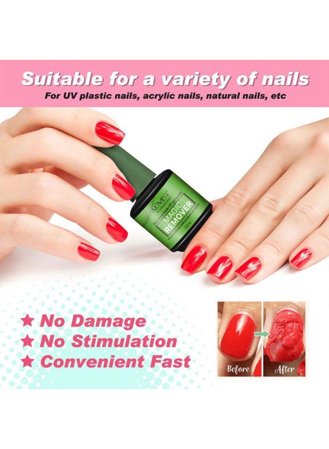 ALIVER - 2-Piece Nail Polish Remover Set Clear - Image 1