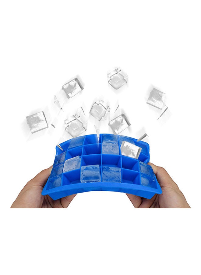 قالب لصنع مكعبات الثلج من السيليكون مكون من 24 فتحة لصنع الكوكتيلات الصحراوية بشكل مربع وردة حمراء 19*19*19سم - Image 5