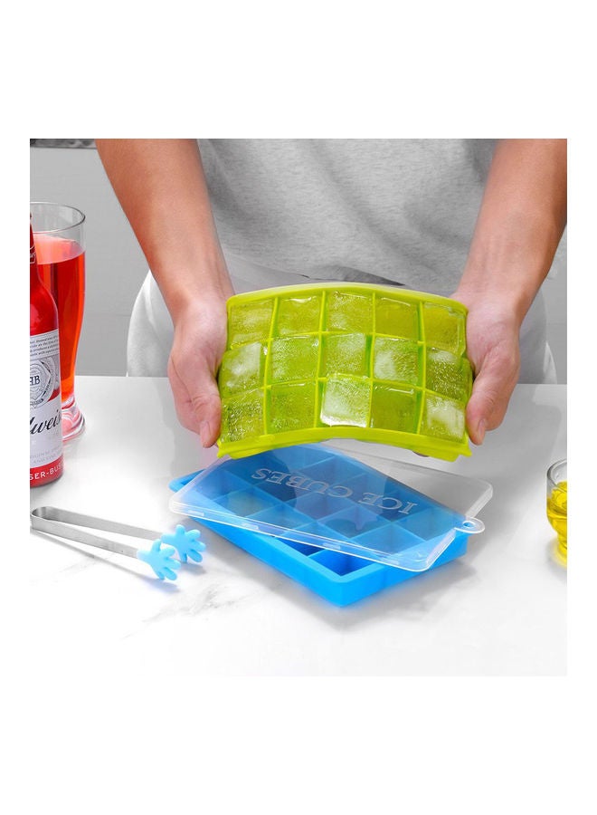 15-Hole Food Grade Ice Cube Mold green 20*20*20cm - Image 4