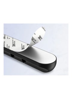 TOPK Pack Of 2 Silicon Charger Wire Organizer Holder Clip Black  - Image 2