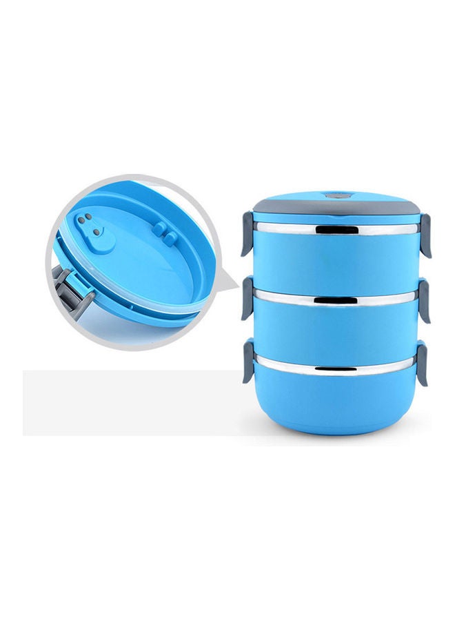 Generic Stainless Steel Round Sealing Thermal Insulation Lunch Box orange 20x20x20cm  - Image 5