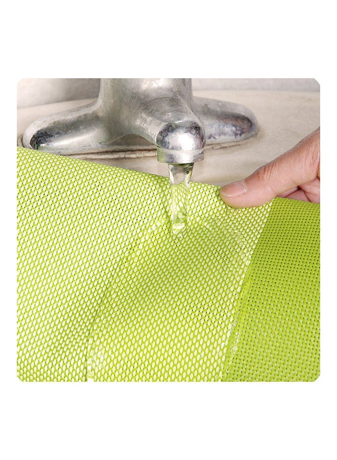 1Pc Waterproof Rectangular Placemat with Antiskid Texture for Table Decor gray white 45*45*45cm - Image 5