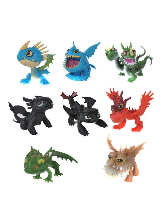 8 Piece How to Train Your Dragon Set 15.00*3.00*10.00cm - Image 1