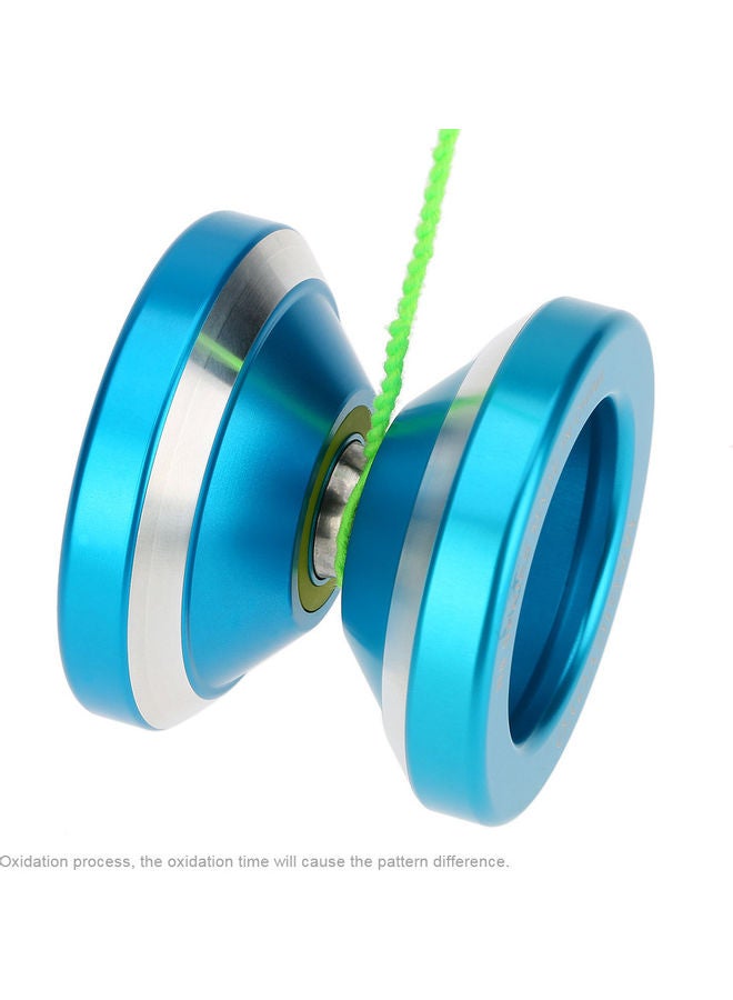 Magic Yoyo - Professional Magic Yoyo N8 Aluminum Alloy Metal Yoyo 8 Ball KK Bearing with Spinning String for Kids Blue 9 x 6.2cm - Image 1