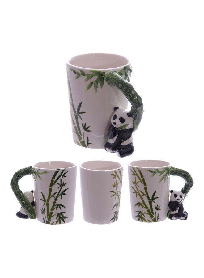 Cute 3D Animal Handle Ceramic Mug with Large Capacity for Milk Tea Coffee Cup Volume:301-400ml Style:Lipstick multicolor 15*15*15cm - Image 4