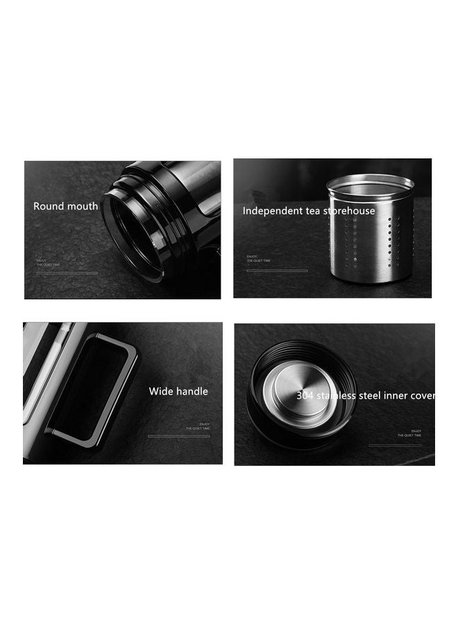 Beauenty Glass Strap Business Office Portable Water Cup Black - Image 5