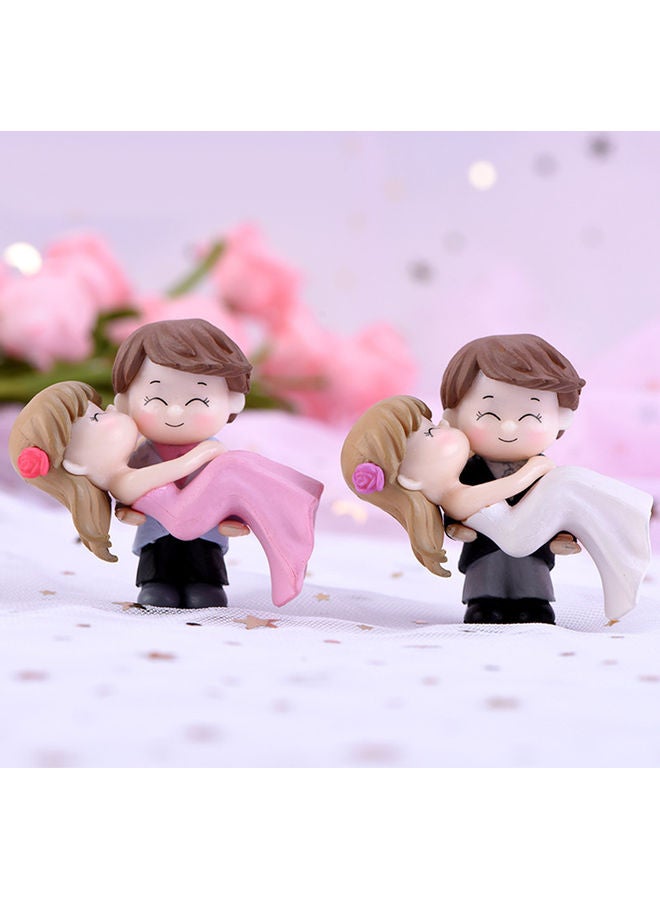 Sweet Couple Bride Groom Model Multicolour 20 x 10 x 20cm - Image 2
