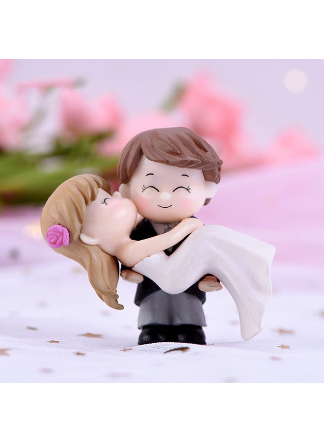 Sweet Couple Bride Groom Model Multicolour 20 x 10 x 20cm - Image 4