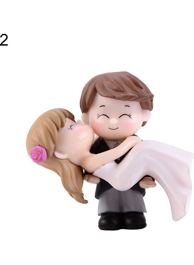 Sweet Couple Bride Groom Model Multicolour 20 x 10 x 20cm - Image 1