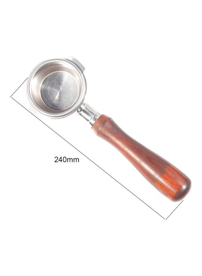 58mm Bottomless Coffee Portafilter Professional Filtering Tools for Semi-automatic Coffee Machine 2 Optional Multicolor 26*7*7cm