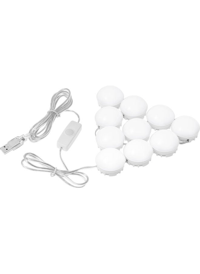 Tomshine - LED Vanity Mirror Light Kit White 25.00*3.40*17.50cm - Image 1