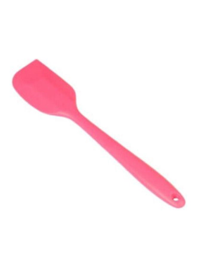 Cake Butter Cream Spatula Baking Scraper Mixing Tool Silicone High Temperature Resistance Baking Tool Multiple Colors Choice Pink 21*21*21cm - Image 1