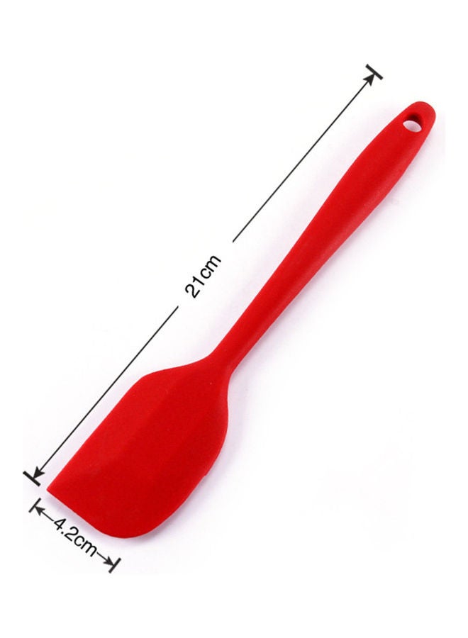 Generic - Cake Butter Cream Spatula Baking Scraper Mixing Tool Silicone High Temperature Resistance Baking Tool Multiple Colors Choice Multicolour 21*21*21cm - Image 1
