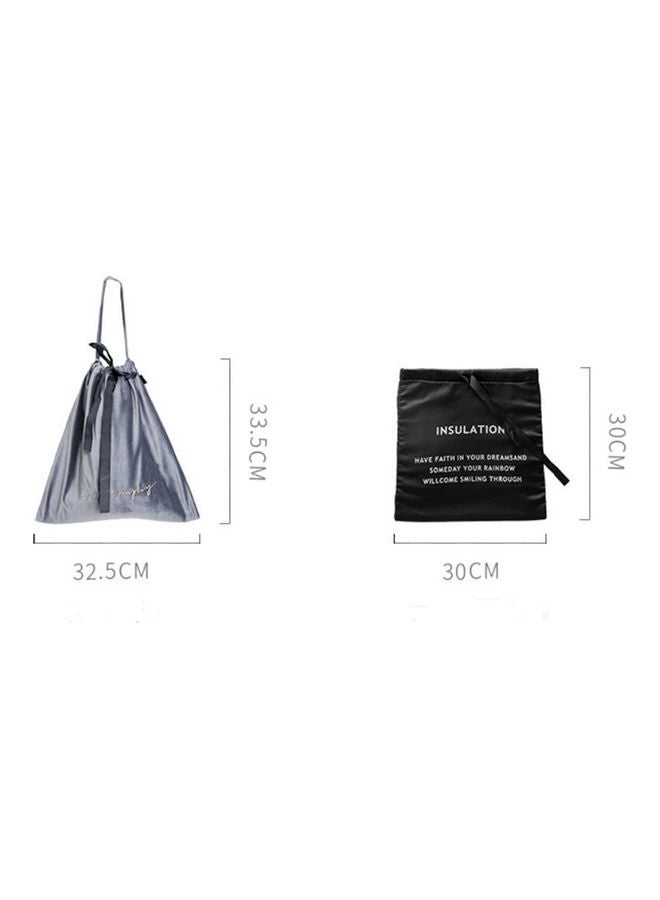 Generic - Portable Thermal Insulated Lunch Bag for Outdoor Office Storage Jujube red 24*24*24cm - Image 1