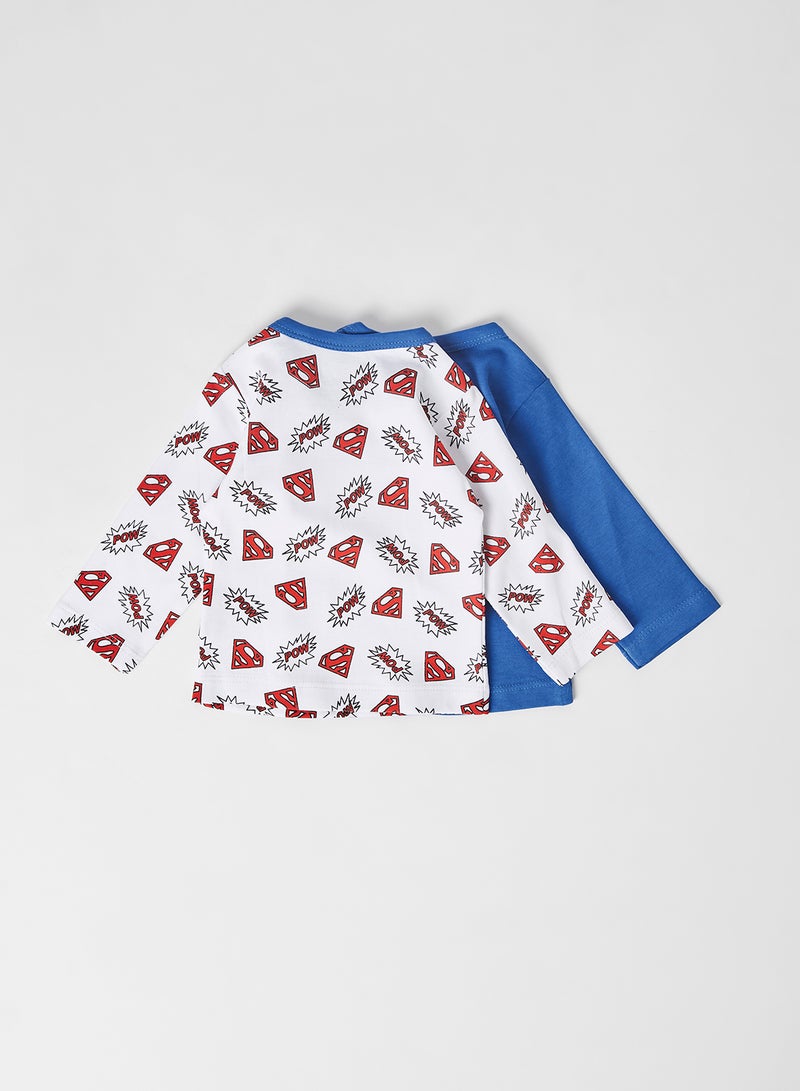 Moms Love - Comfy Baby Superman Print T-Shirt Assorted - Image 1