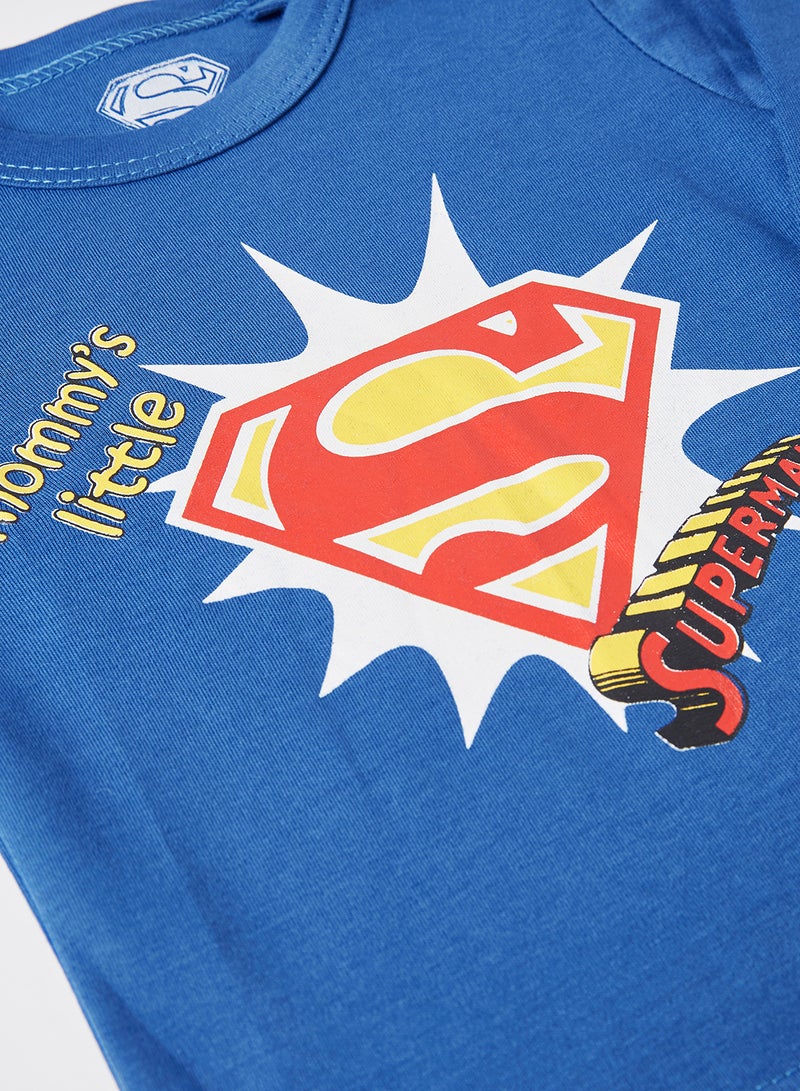 Moms Love - Comfy Baby Superman Print T-Shirt Assorted - Image 1
