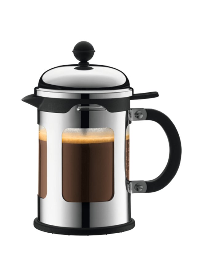 Chambord Coffee Maker 4 Cups Silver/Black