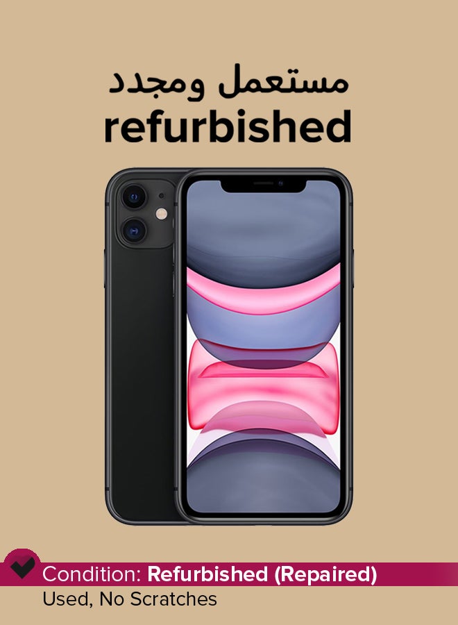 Apple - Refurbished - iPhone 11 64GB Black 4G With Facetime - International Version - Image 1
