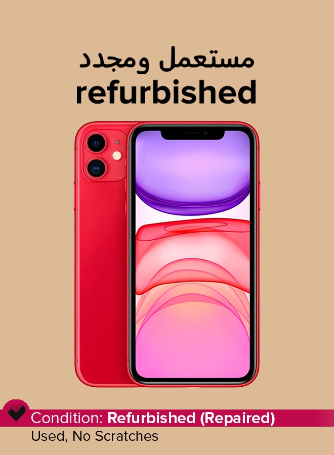 Apple - Refurbished - iPhone 11 64GB Red 4G With Facetime - International Version - Image 1
