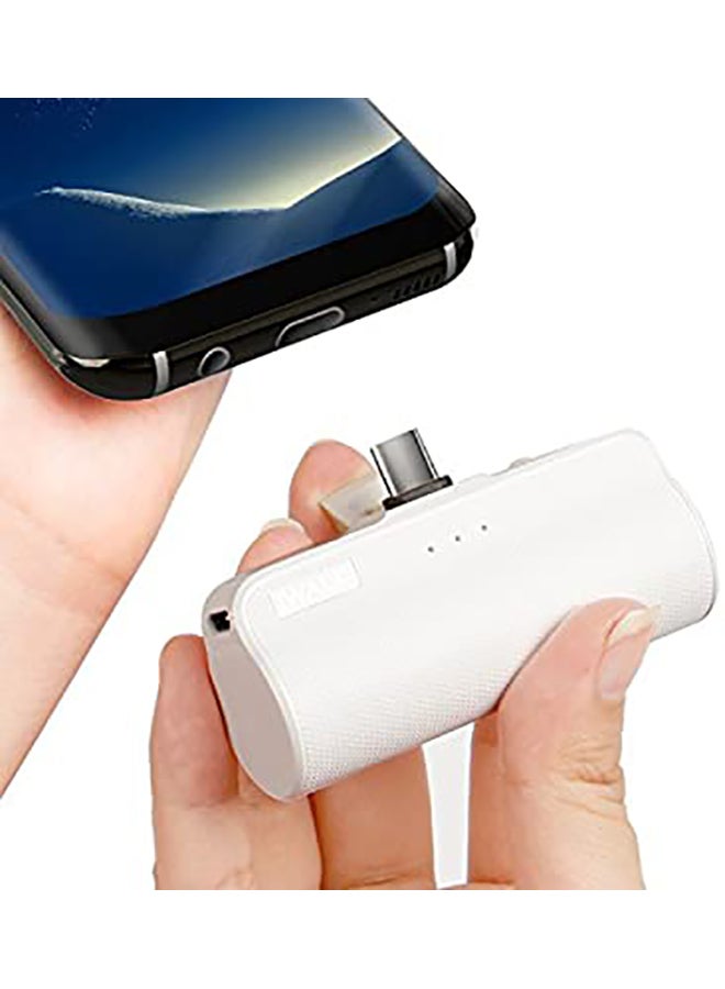 Lenovo Wireless Bluetooth Earphone With 3300mAh Power Bank White/Silver - Image 4