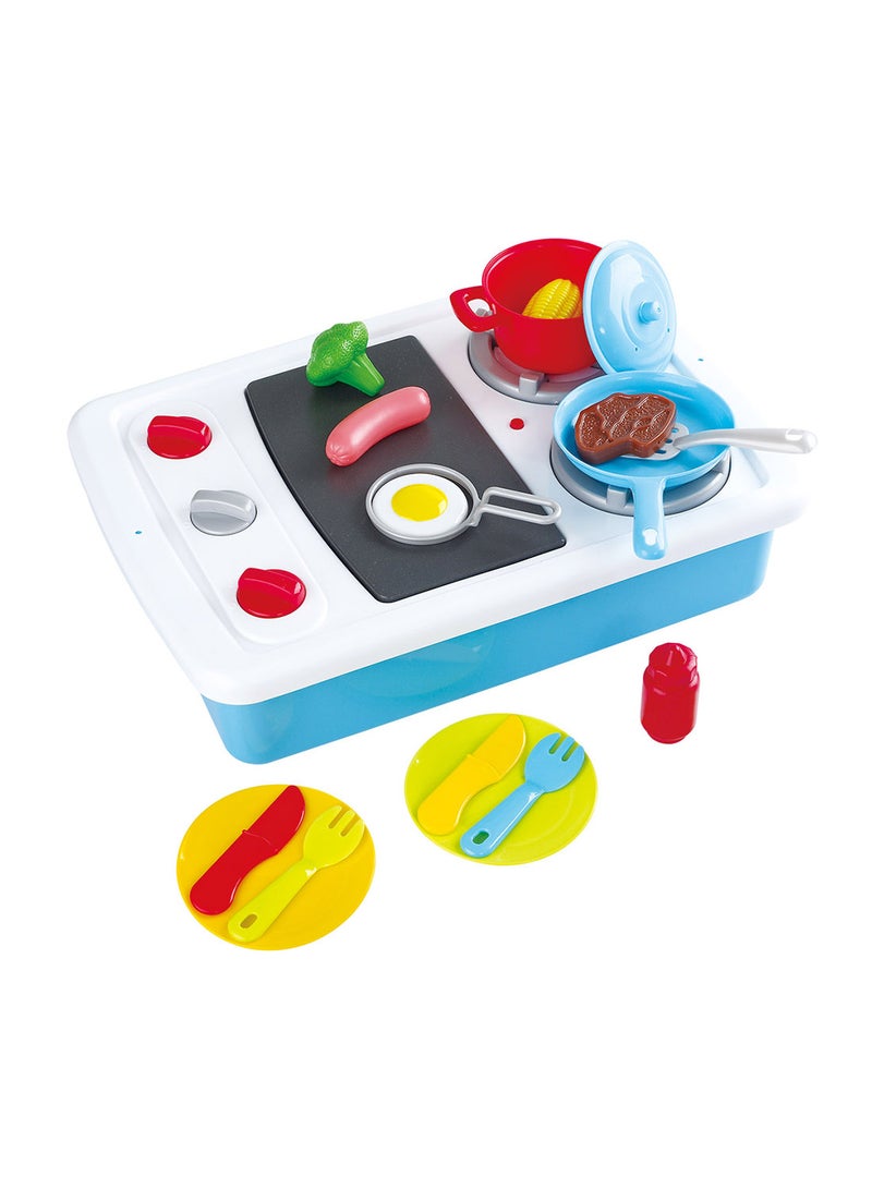 PLAYGO 21-piece 2 In 1 Cooking Stove Set B/O - Image 1