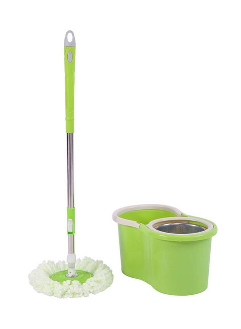 Rotating Spin Mop With Bucket Green 47cm