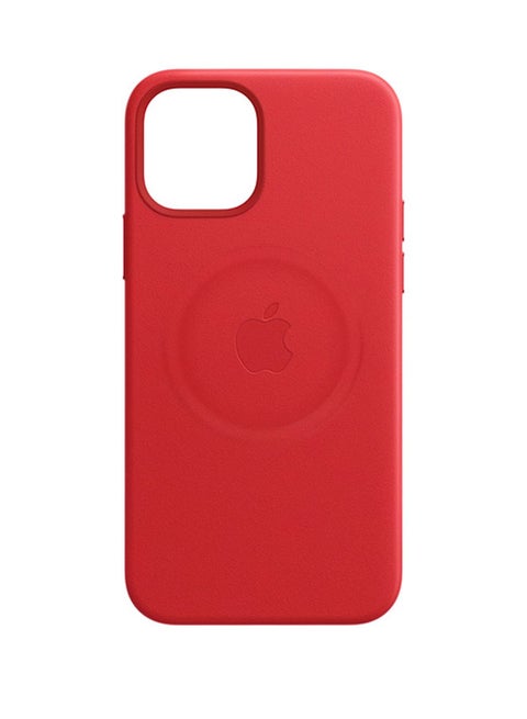 iPhone 12 | 12 Pro Leather Case With MagSafe Red