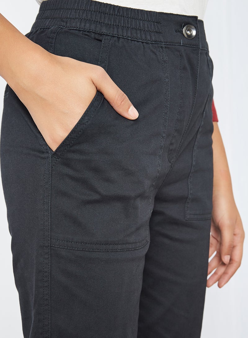 Cotton On - Cuffed Chino Pant Washed Black - Image 1