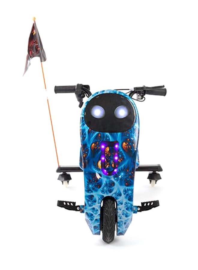 Electric Drift Scooter With Accessories Blue 94x64x60cm - Image 2