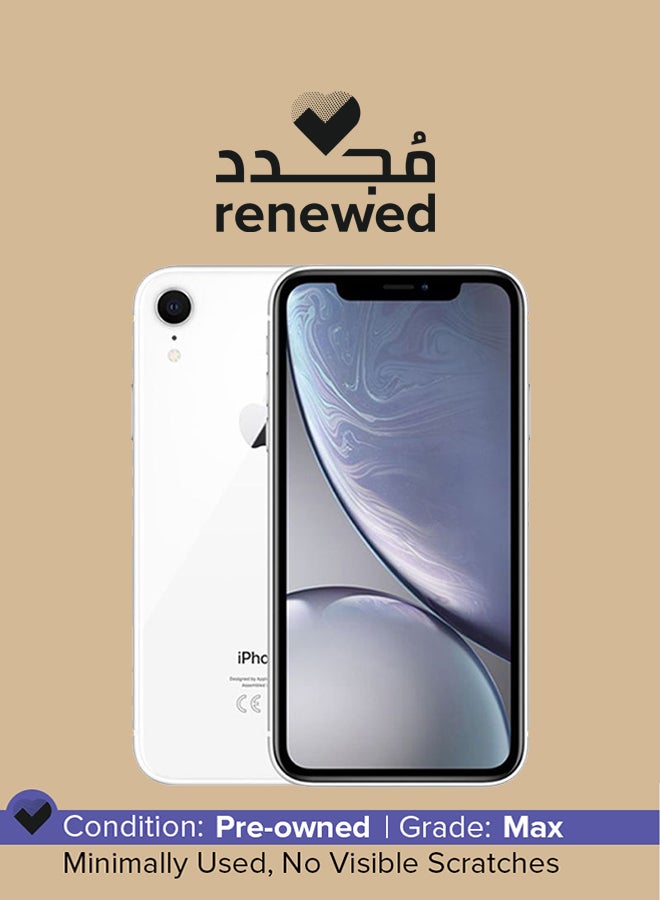 Apple Renewed - iPhone XR With FaceTime White 64GB 4G LTE  - Image 1