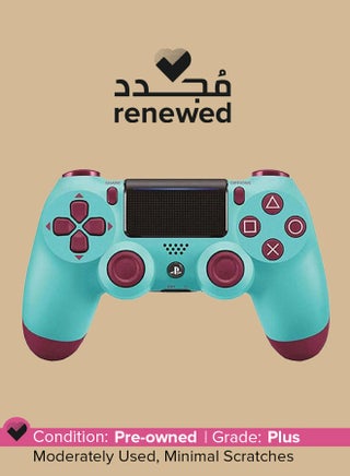 مجدد - ذراع تحكم دوال شوك 4 لاسلكي لجهاز بلاي ستيشن 4 - لون أزرق توتي - v1604893388/N38250905A_1