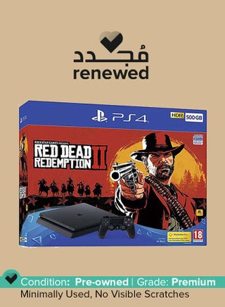 Renewed - PlayStation 4 500GB Gaming Console With Red Dead Redemption 2 - v1604893425/N38251931A_1