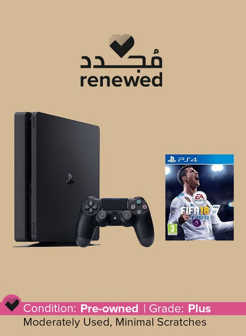 Renewed - PlayStation 4 Slim 1TB Console With FIFA 18