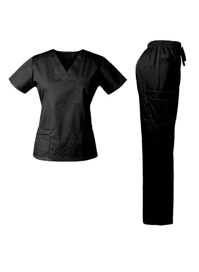 Veronica Scrub Suit Black - Image 1
