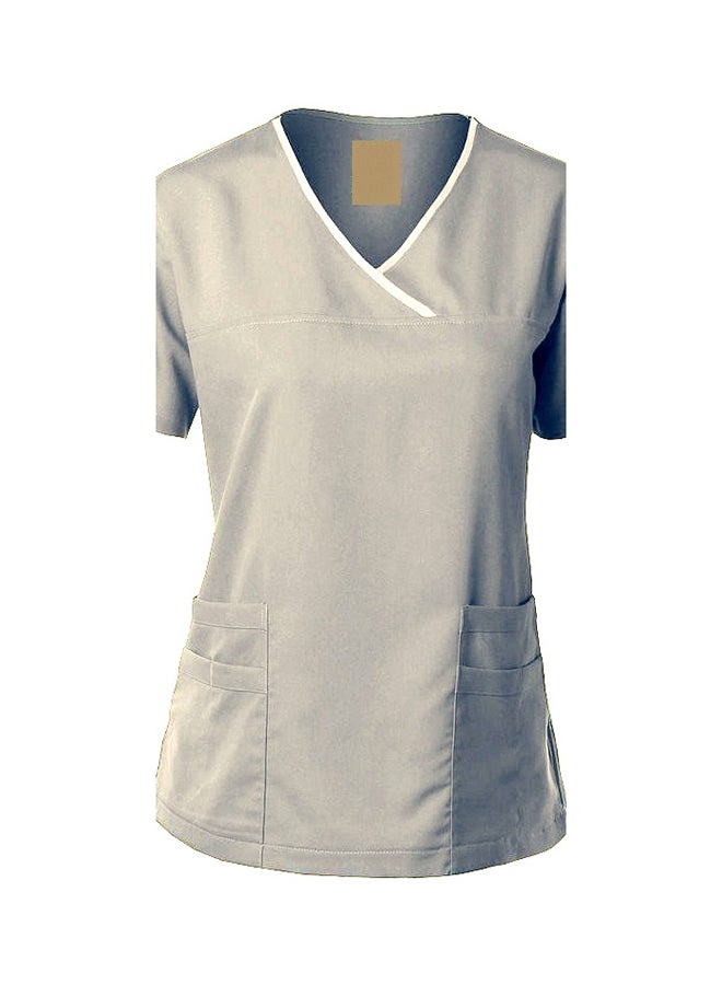 Veronica 2-Piece Uniform T-Shirt With Pants Grey - Image 4