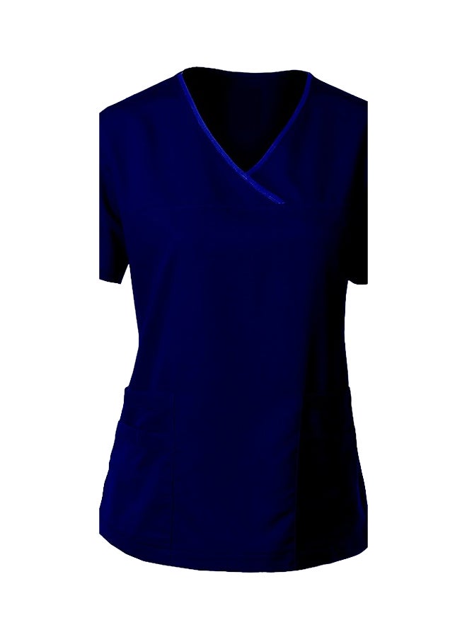 Veronica - 2-Piece Uniform T-Shirt With Pants Navy Blue - Image 1