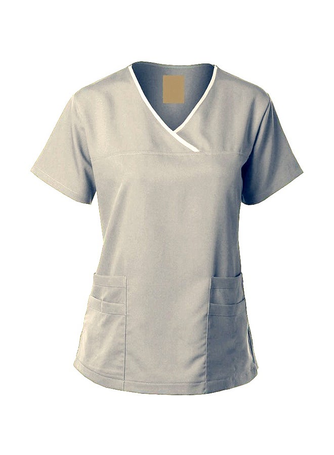Veronica 2-Piece Uniform T-Shirt With Pants Grey - Image 2