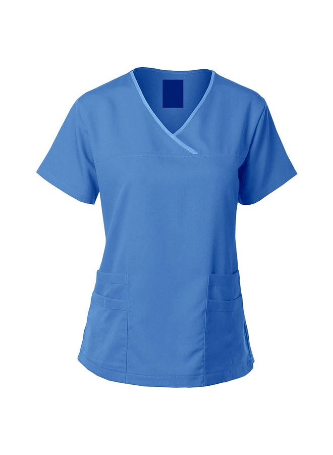 Veronica 2-Piece Uniform T-Shirt With Pants Blue - Image 2