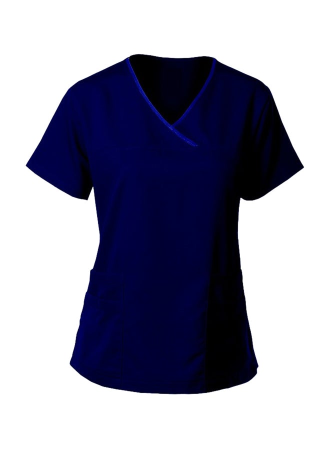 Veronica - 2-Piece Uniform T-Shirt With Pants Navy Blue - Image 1